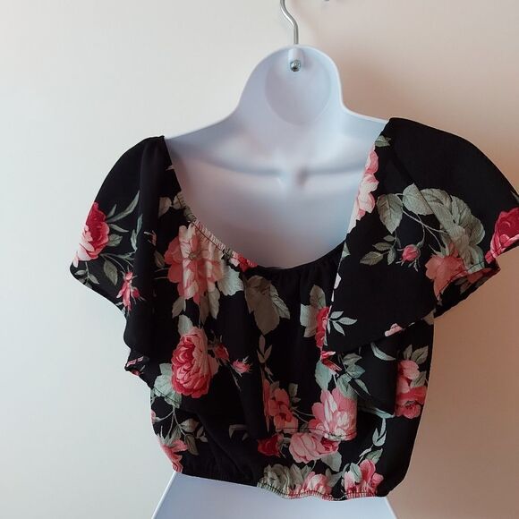 ECLIPSE Off shoulder crop top Size Small - Picture 3 of 4